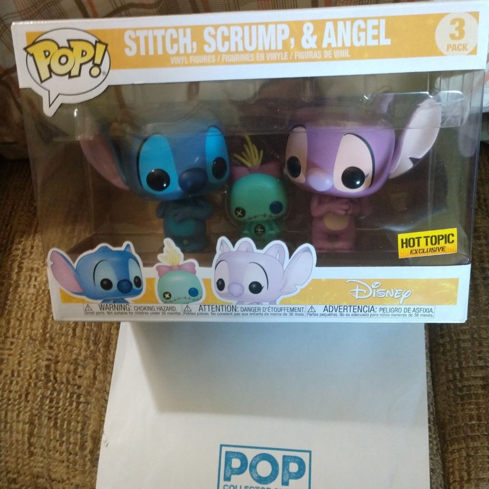 Stitch, Scrump & Angel (3 Pk) Funko HT Exclusive